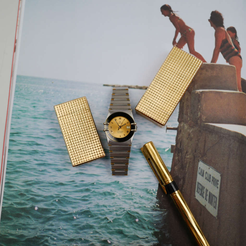 cafe noir les montres vintage marseille horloger omega constellation or acier vintage femme cadran beige champagne_5 cafe noir les montres vintage marseille horloger omega constellation or acier vintage femme cadran beige champagne