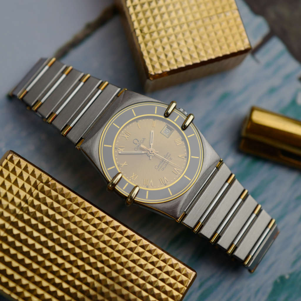 cafe noir les montres vintage marseille horloger omega constellation or acier vintage femme cadran beige champagne_8 cafe noir les montres vintage marseille horloger omega constellation or acier vintage femme cadran beige champagne