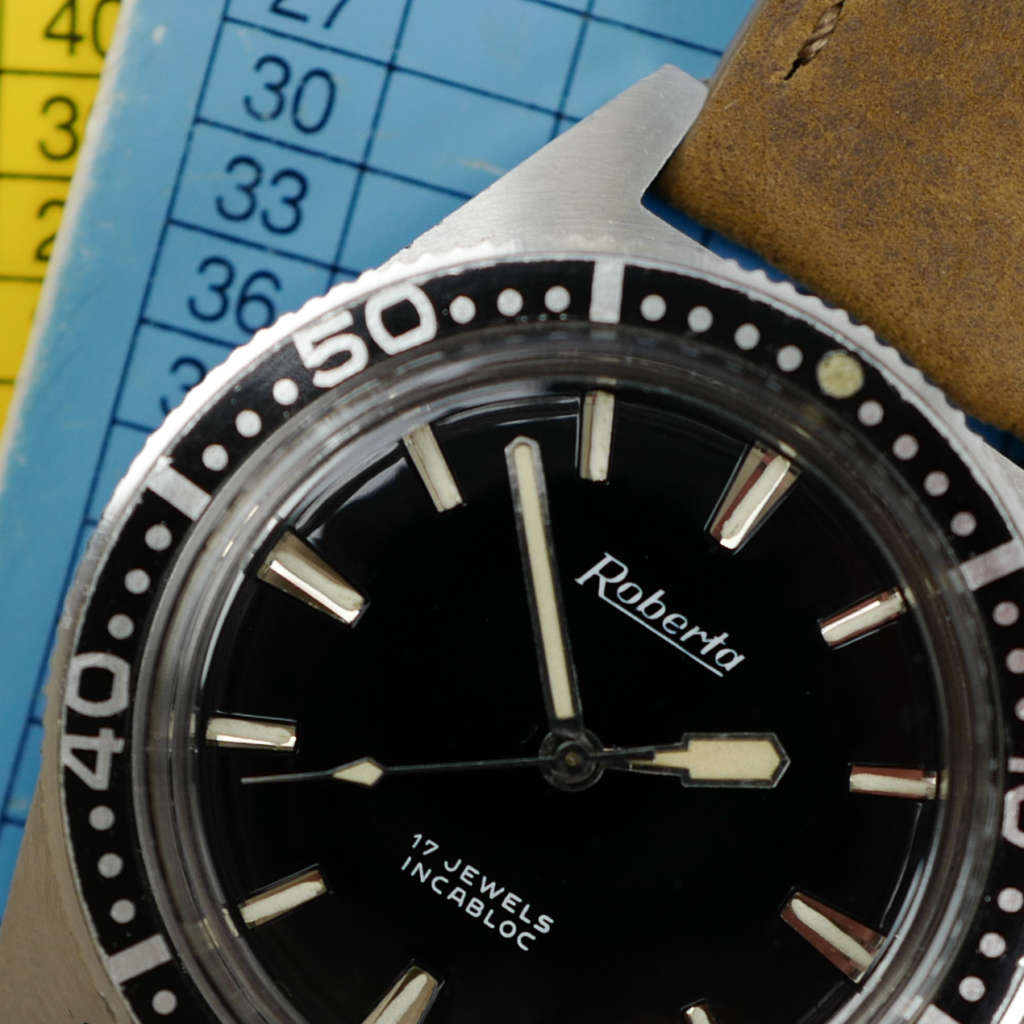 cafe noir les montres horloger reparations marseille aix roberta skin diver automatique glossy dial vintage 1970