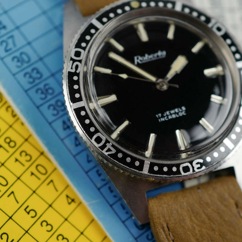 cafe noir les montres horloger reparations marseille aix roberta skin diver automatique glossy dial vintage 1970