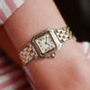 cafe noir les montres vintage horloger marseille cartier panthere or et acier petit modele vintage pour femme cartier boite service