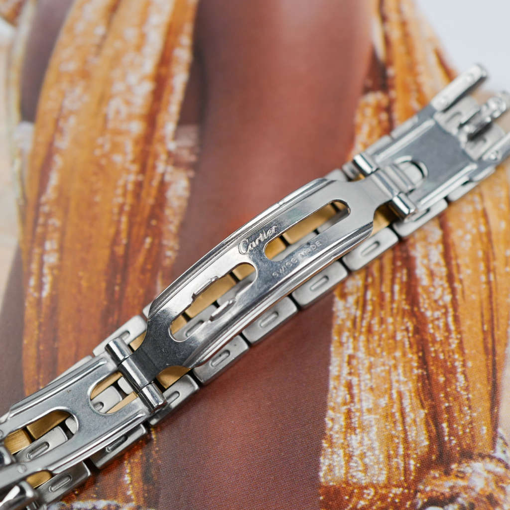 cafe noir les montres vintage horloger marseille cartier panthere or et acier petit modele vintage pour femme cartier boite service