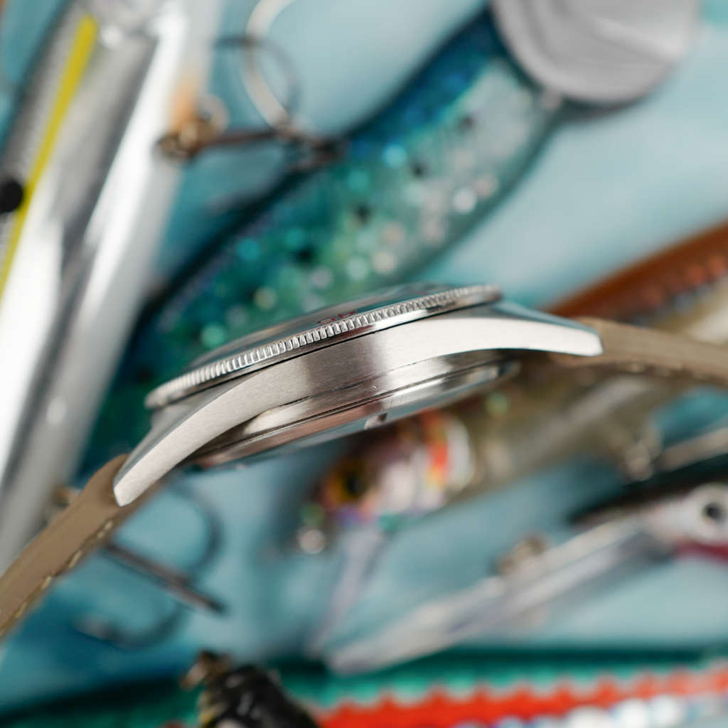 cafe noir les montres vintage horloger marseille glorys skin diver vintage radium inoxydable inox couronne vissée automatique 1,5 UC