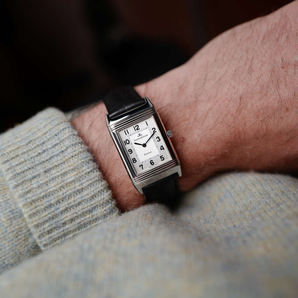 jaeger-lecoultre-reverso-250886-acier crocodile-noir-cuir