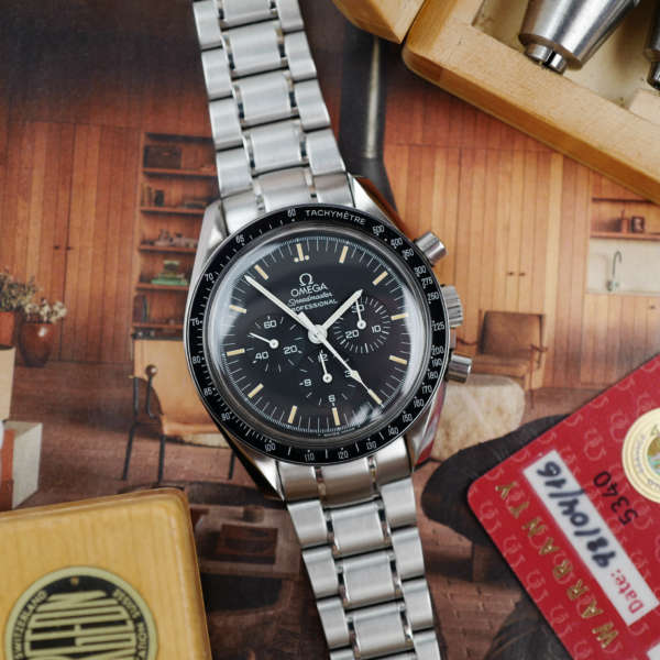 omega cafe noir les montre horloger marseille omega-speedmaster-3570-tritium-vintage-1997-full-set