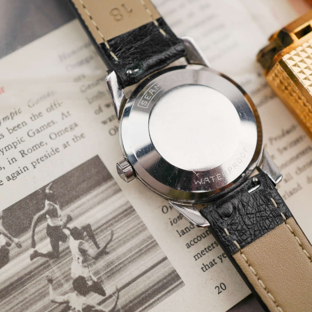 cafe-noir-montres-horloger-marseille-omega-Automatic-Seamaster-Omega-CK-2846-vintage-1960-papiers