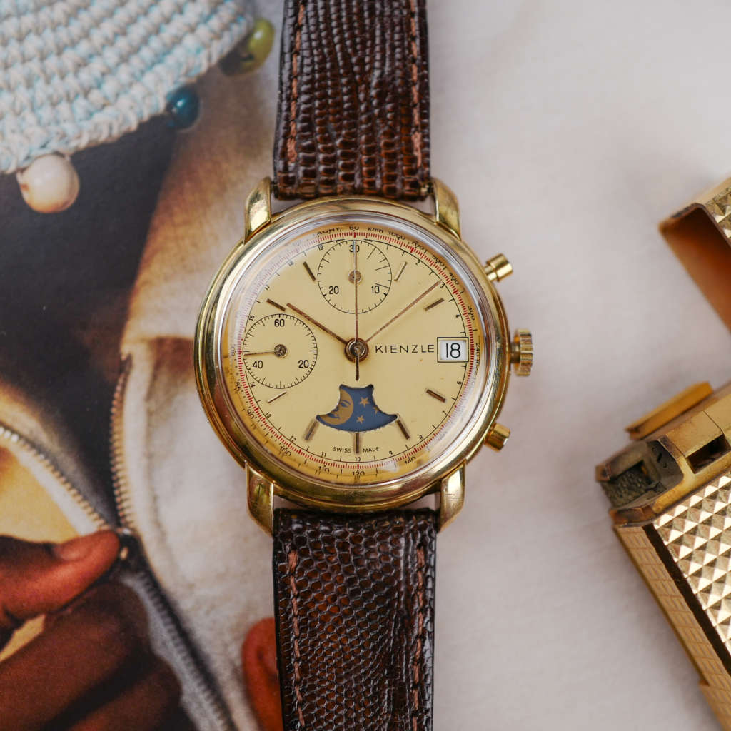 cafe noir les montres vintage horloger marseille chronographe-moonphase-vintage-kienzle-1960