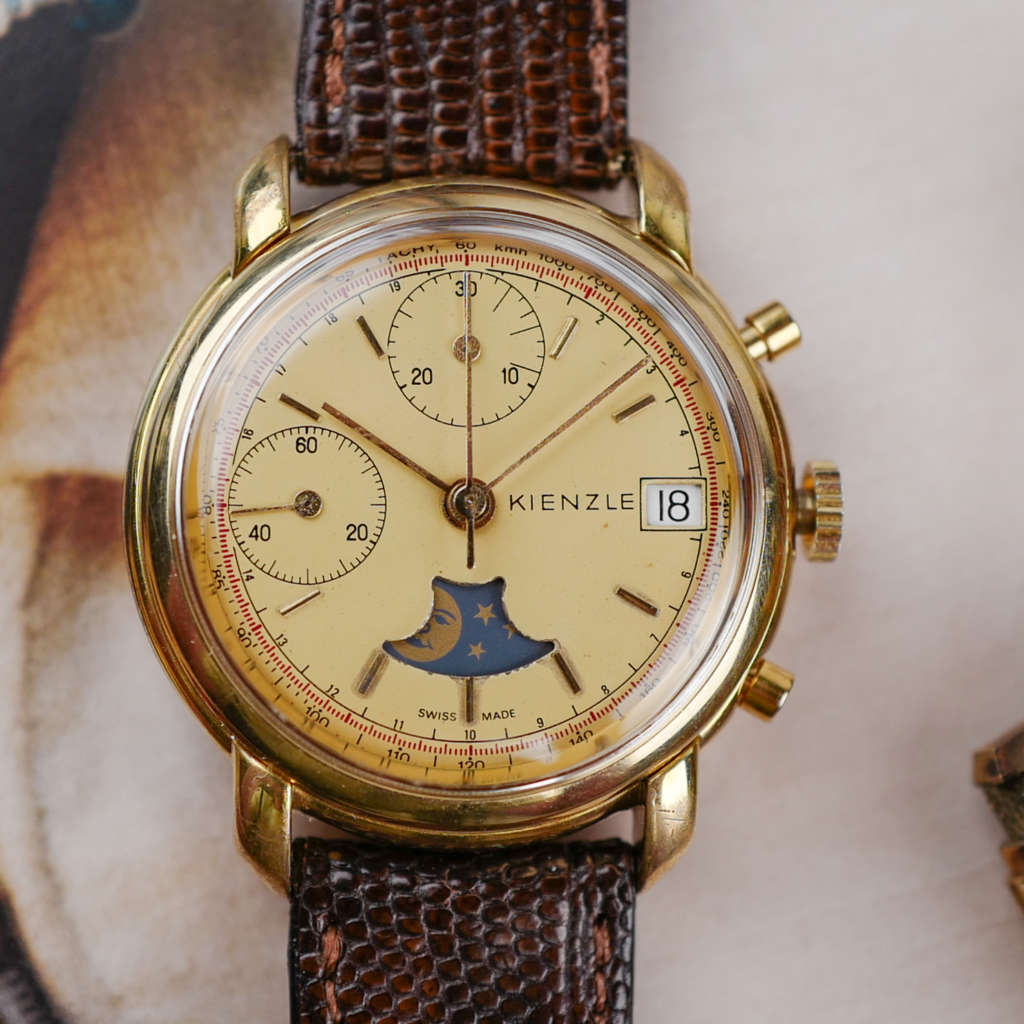 cafe noir les montres vintage horloger marseille chronographe-moonphase-vintage-kienzle-1960