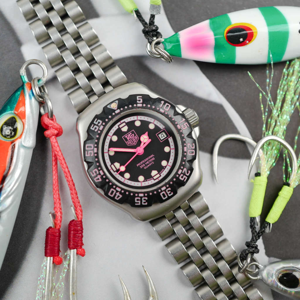 cafe noir les montres vintage horloger marseille mini-tag-heuer-formula-lady-rose-quartz-1985-vintage