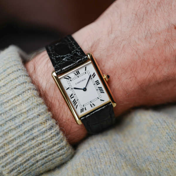 cafe-noir-marseille-montre-vintage-horloger-horlogerie-reparation-revision-cartier-tank-automatique-jumbo-or-massif-1970