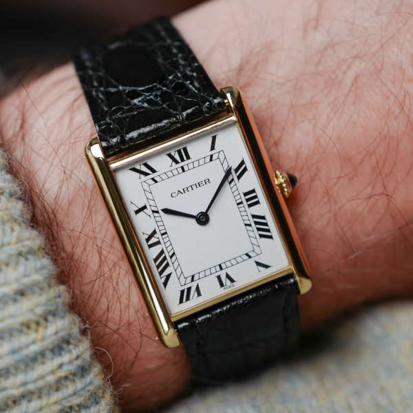 cafe-noir-marseille-montre-vintage-horloger-horlogerie-reparation-revision-cartier-tank-automatique-jumbo-or-massif-1970