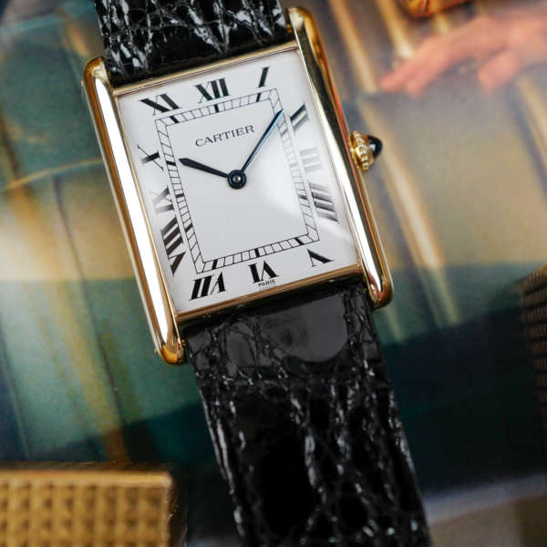 cafe-noir-marseille-montre-vintage-horloger-horlogerie-reparation-revision-cartier-tank-automatique-jumbo-or-massif-1970