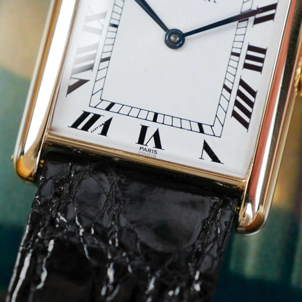 cafe-noir-marseille-montre-vintage-horloger-horlogerie-reparation-revision-cartier-tank-automatique-jumbo-or-massif-1970