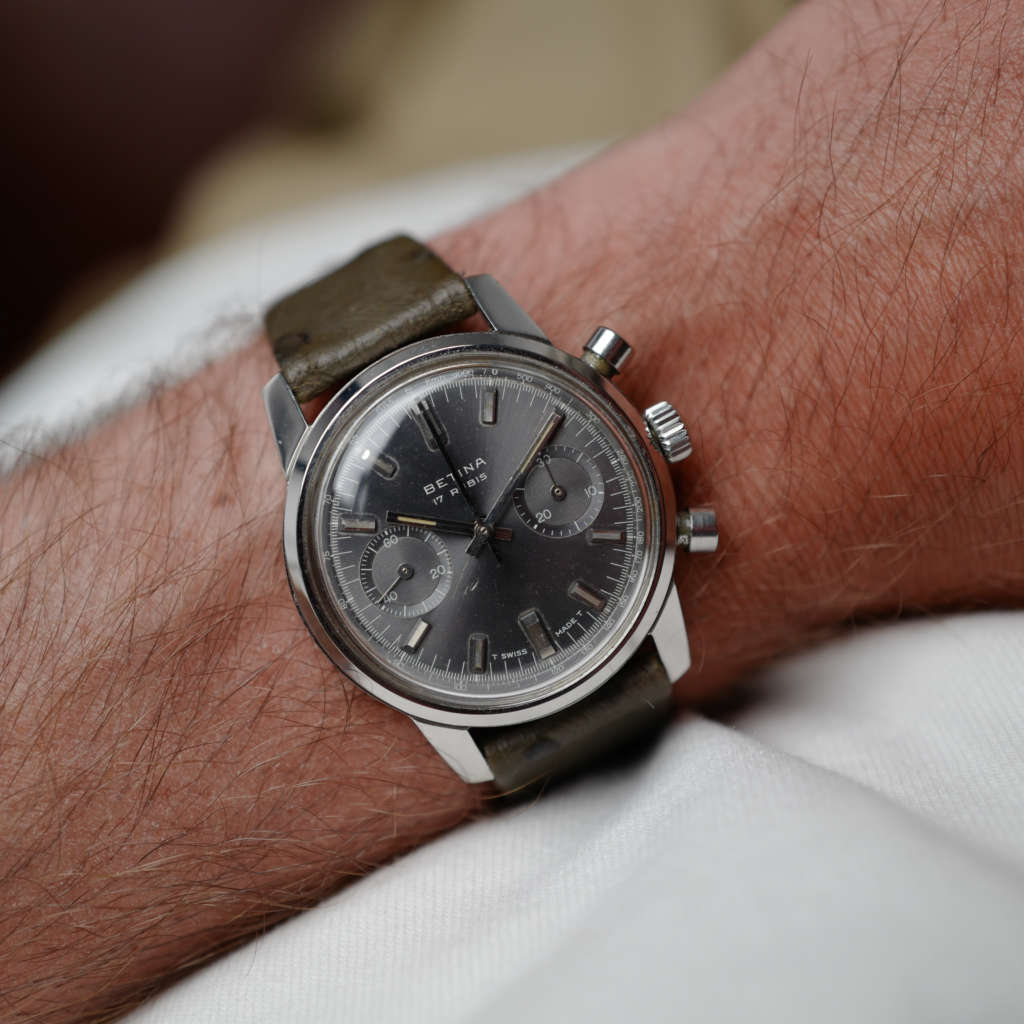 cafe-noir-montres-horloger-marseille-chronographe-betina-gris-venus-175-vintage-1960