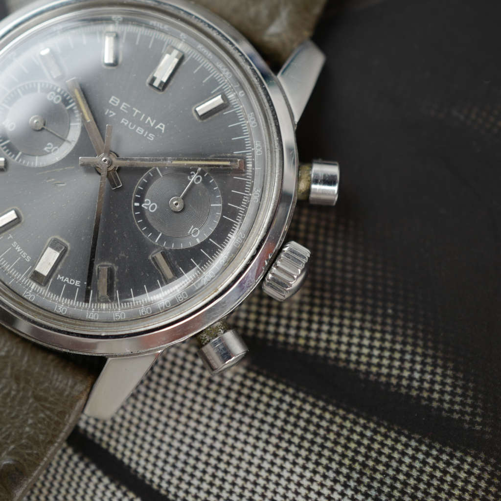 cafe-noir-montres-horloger-marseille-chronographe-betina-gris-venus-175-vintage-1960