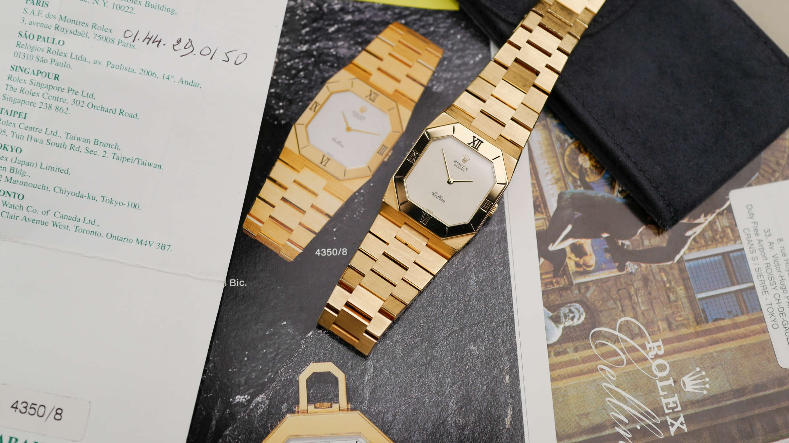 cafe noir montres horloger marseille rolex-cellini-jaune-4350-or-18k-full-set