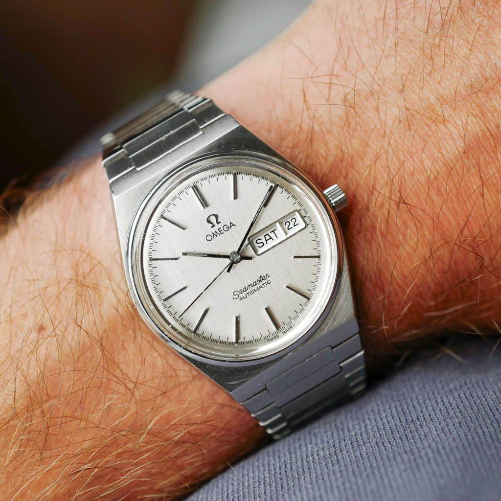 cafe-noir-montres-marseille-horloger-omega-seamaster-vintage-1973-automatique-integré-day-date