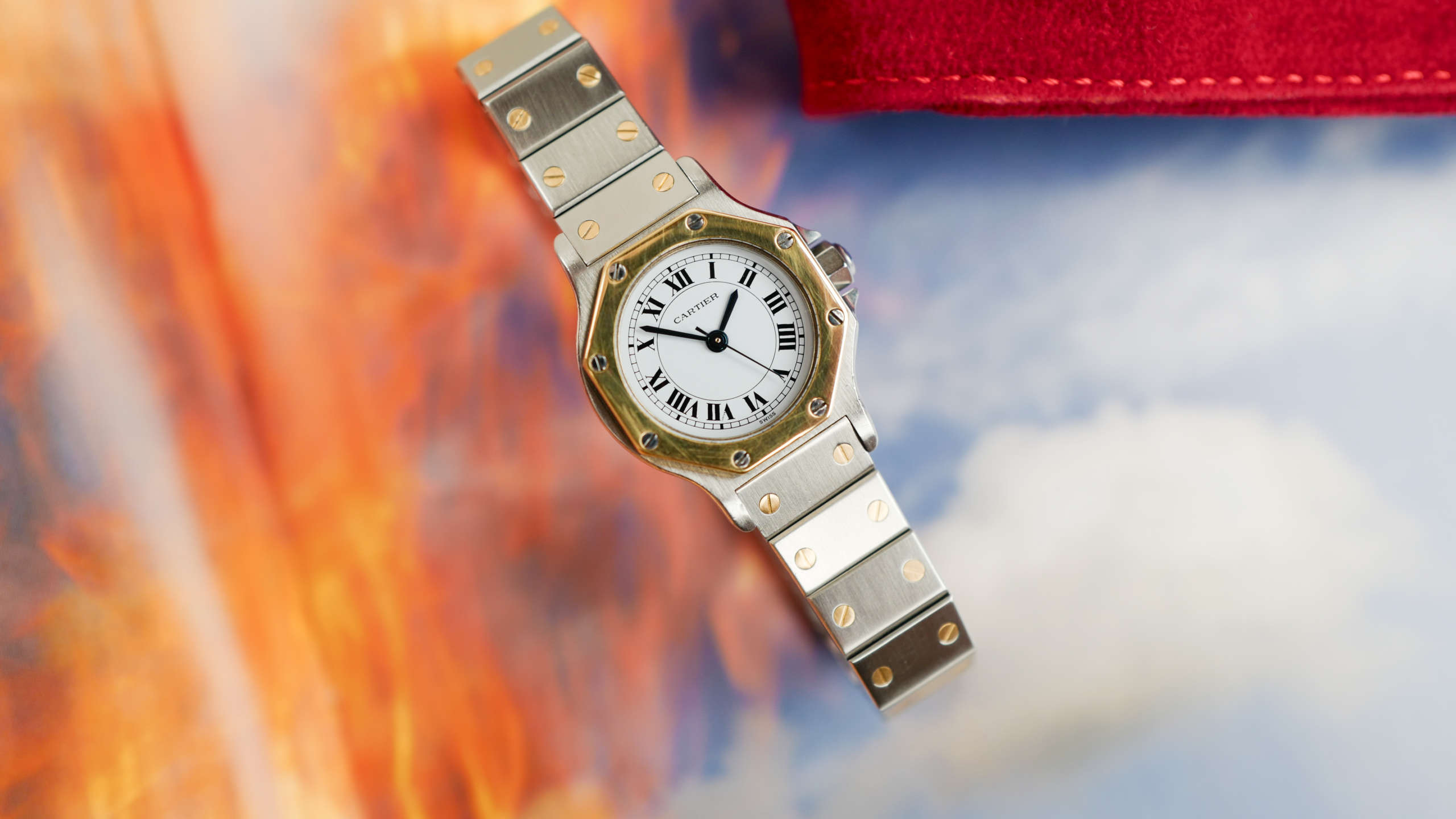 cafe-noir-montre-atelier-horlogerie-cartier-santos-mini-bicolore-automatique-vintage-1980-0907
