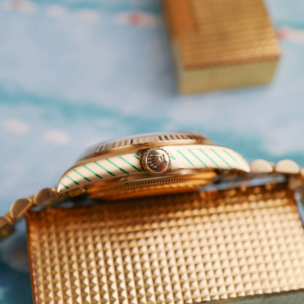 cafe-noir-montre-vintage-marseille-aix-horloger-rolex-day-date-18038-bleu-tritium-president-1980