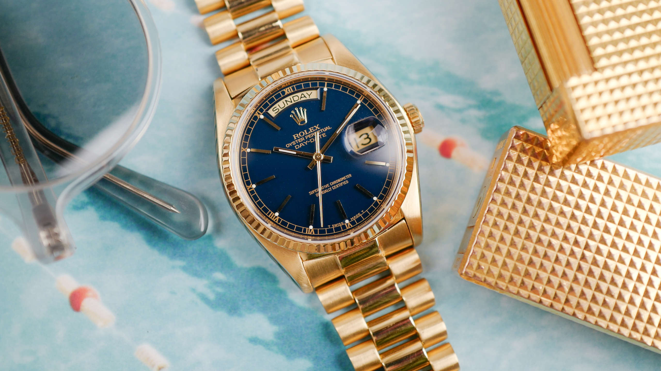 cafe-noir-montre-vintage-marseille-aix-horloger-rolex-day-date-18038-bleu-tritium-president-1980