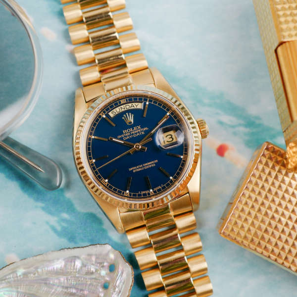 cafe-noir-montre-vintage-marseille-aix-horloger-rolex-day-date-18038-bleu-tritium-president-1980