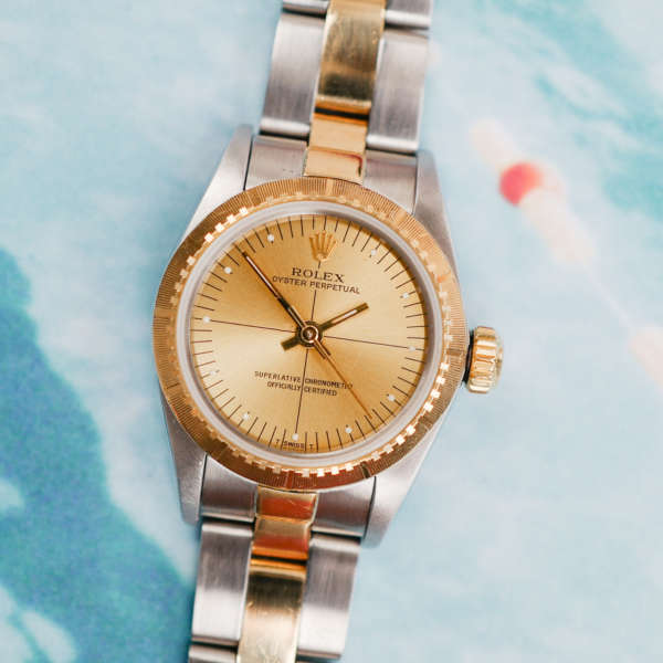 cafe-noir-montres-aix-horloger-mini-rolex-vintage-oyster-perpetual-or-acier-67243