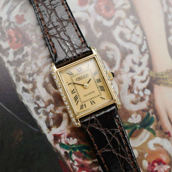cafe-noir-montres-vintage-horloger-rachat-marseille-aix- jaeger-femme-or-diamant-montre-cocktail-vintage