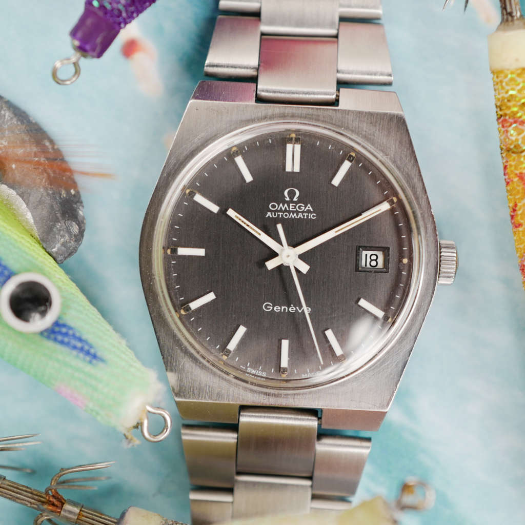 omega-geneve-acier-cadran-noir-vintage-1973-acier