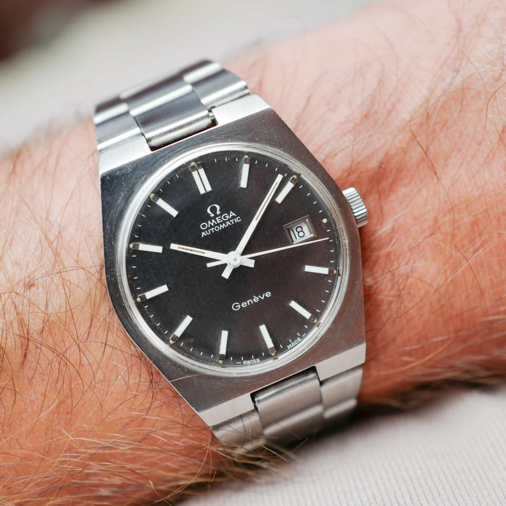 omega-geneve-acier-cadran-noir-vintage-1973-acier