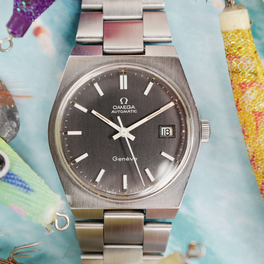 omega-geneve-acier-cadran-noir-vintage-1973-acier