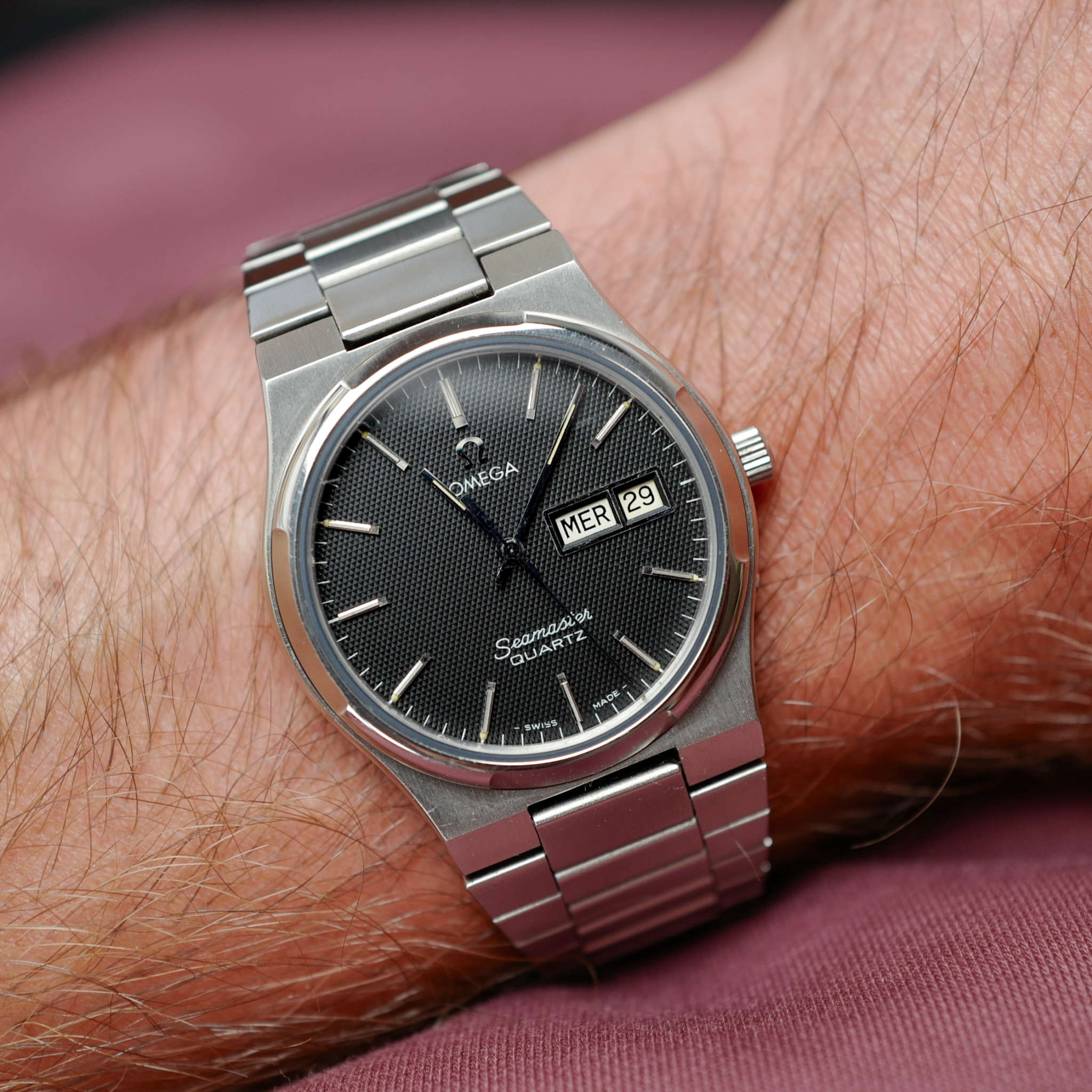 Montre Hora Quartz - Cadran Blanc, Bracelet Acier Et Cuir - Neuf De Stock (pile Neuve) - Modèle A137