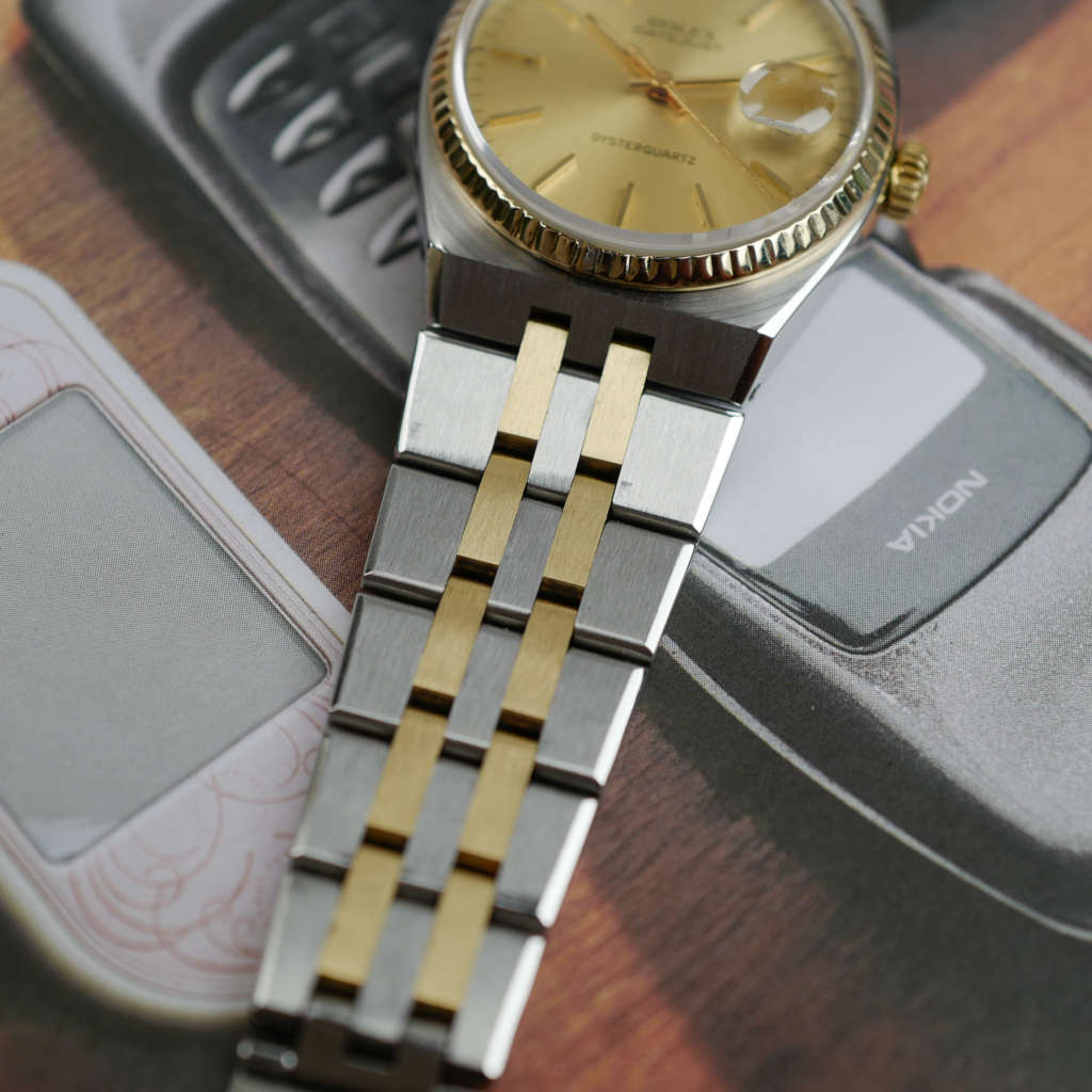 rolex-datejust-oysterquartz-ref-17013-cadran-doré-1979-jubilee-bicolore