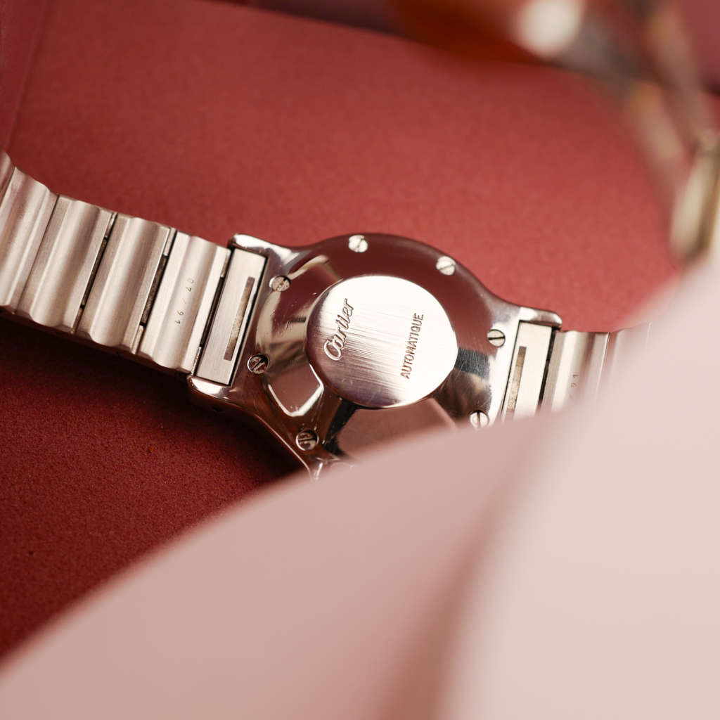 cafe-noir-montres-horloger-marseille-cartier-santos-octogonale-octo-2965-acier-homme-automatique-vintage-octo-grand-modèle-acier-GM