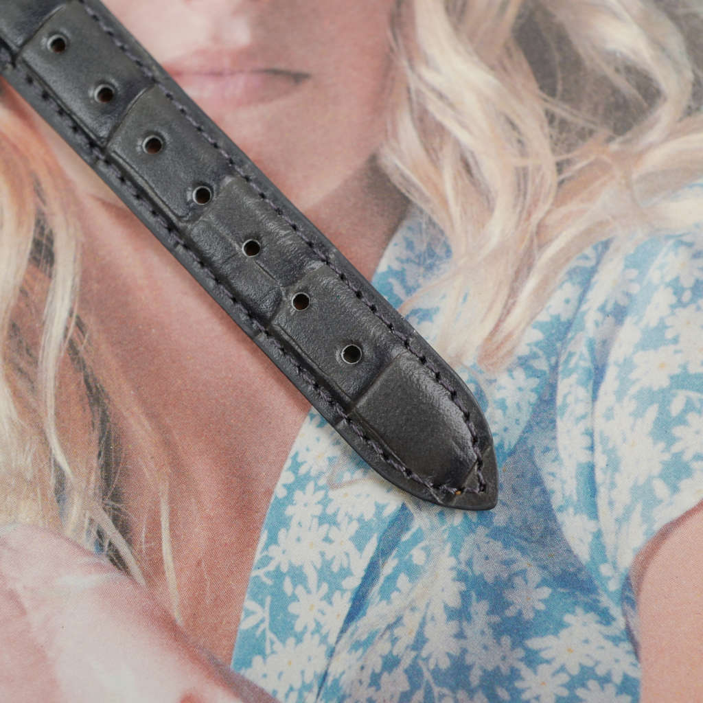 cafe noir montres horloger marseille cartier tank must mécanique pour femme vermeil petit modèle or chiffres romains bracelet vert full set