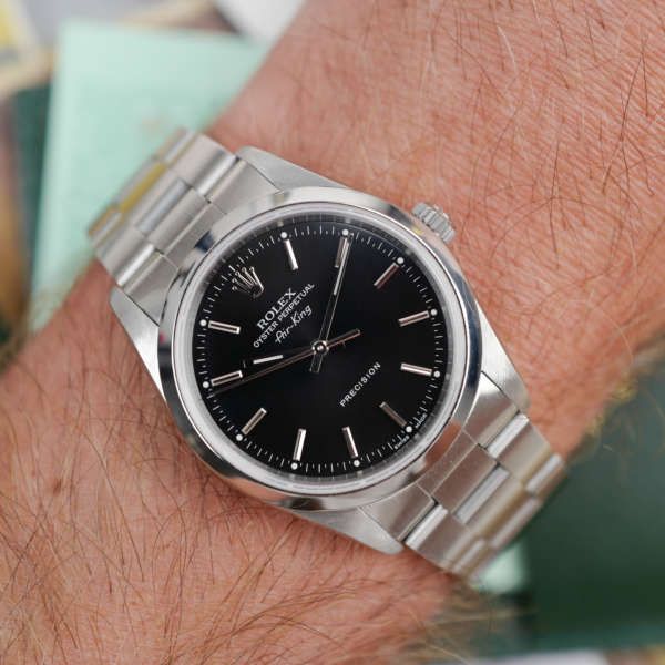 cafe-noir-montres-horloger-marseille-rolex-airking-vintage-full-set-2000-automatique