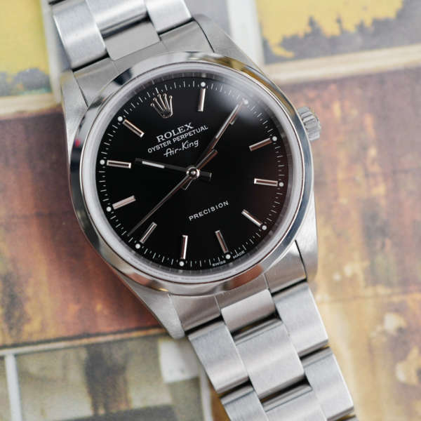 cafe-noir-montres-horloger-marseille-rolex-airking-vintage-full-set-2000-automatique