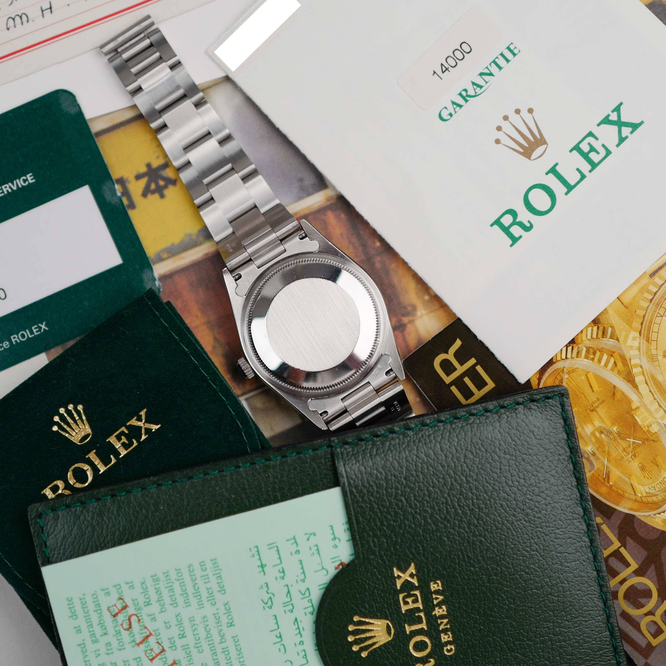 cafe-noir-montres-horloger-marseille-rolex-airking-vintage-full-set-2000-automatique