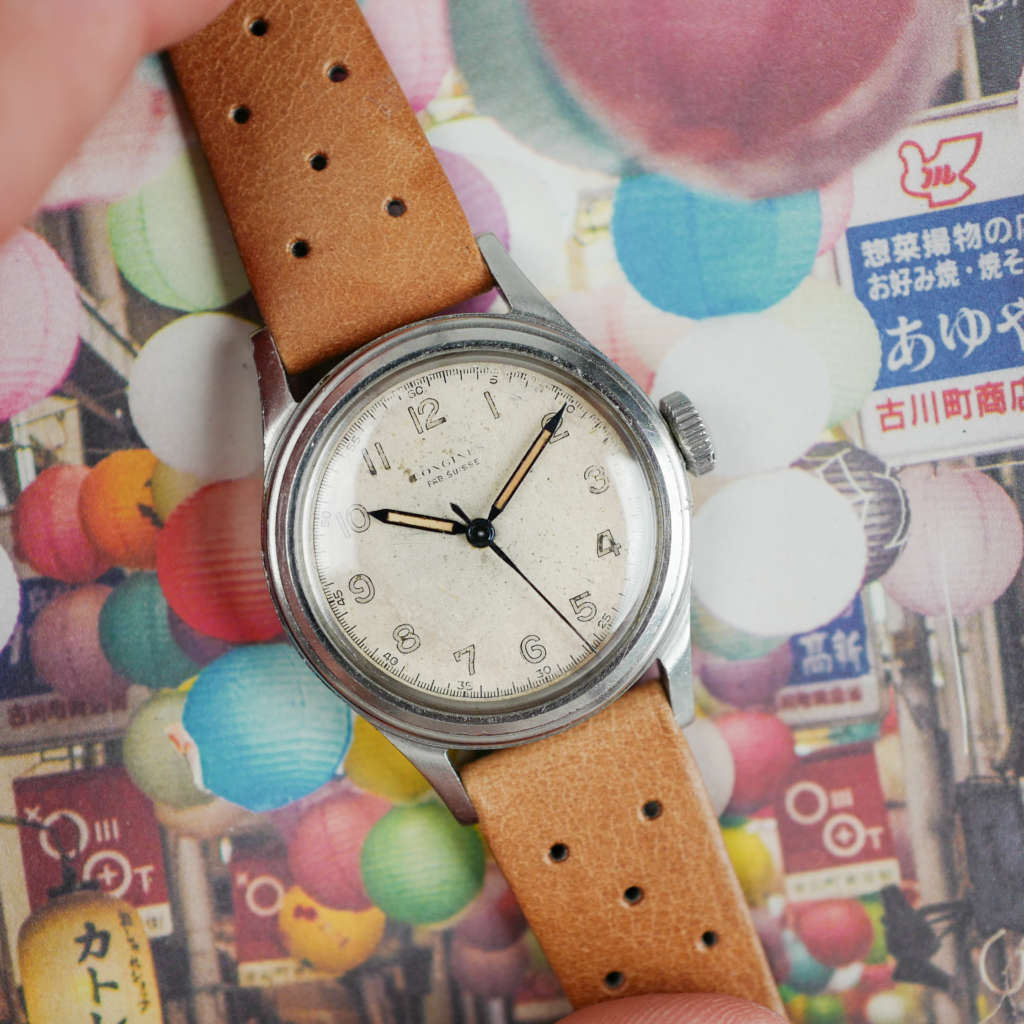 cafe noir montres vintage horloger marseille longines fab suisse ref 5774 marine nationale