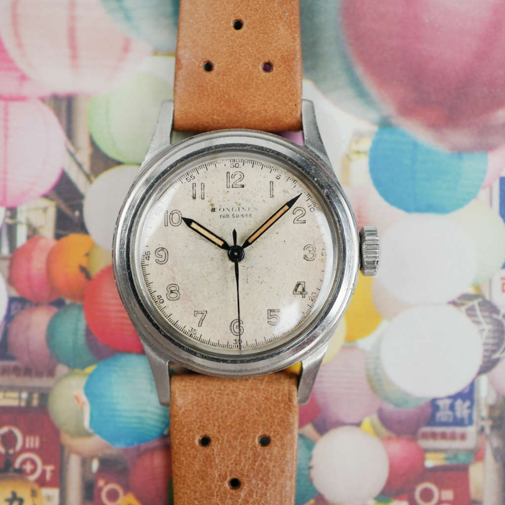 cafe noir montres vintage horloger marseille longines fab suisse ref 5774 marine nationale