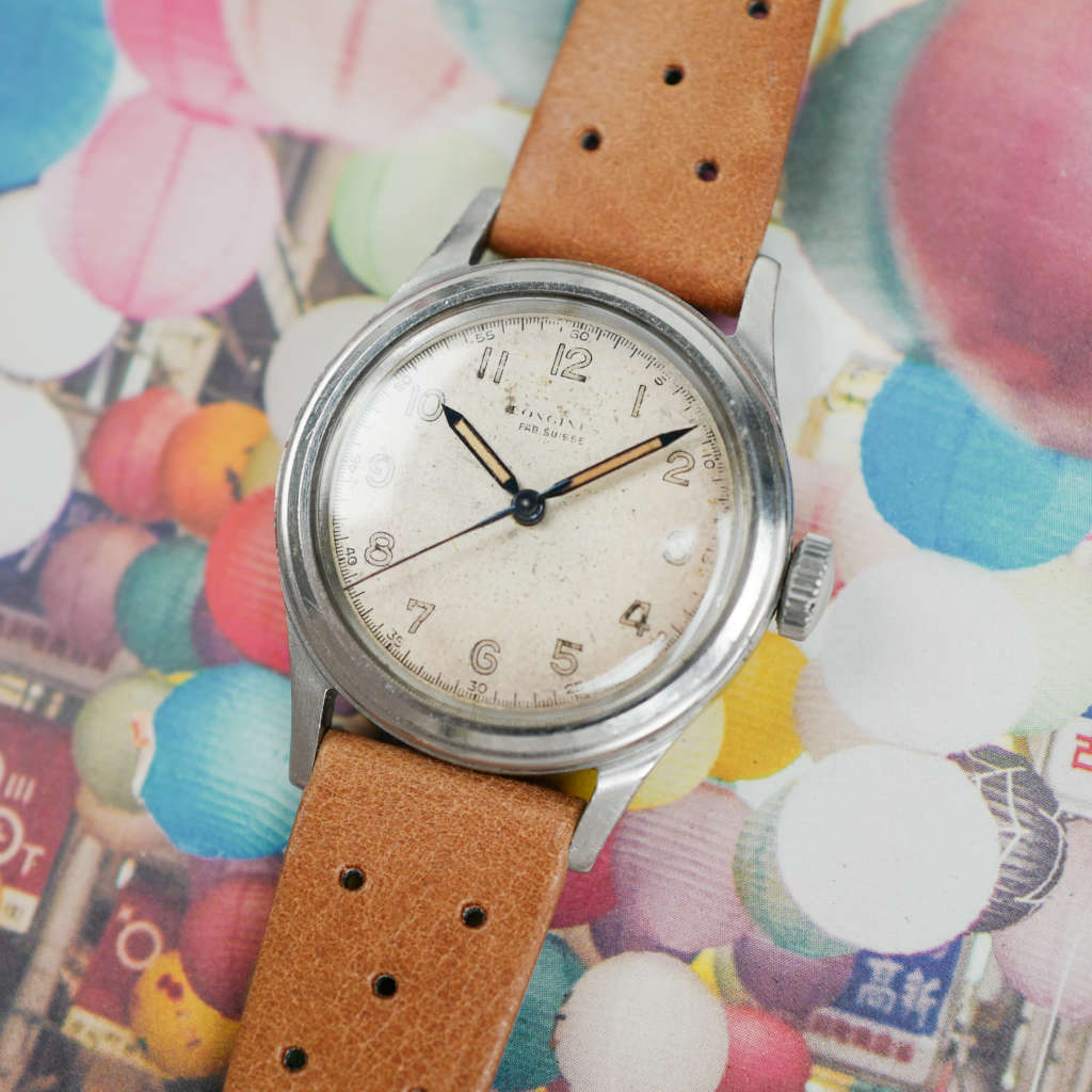 cafe noir montres vintage horloger marseille longines fab suisse ref 5774 marine nationale