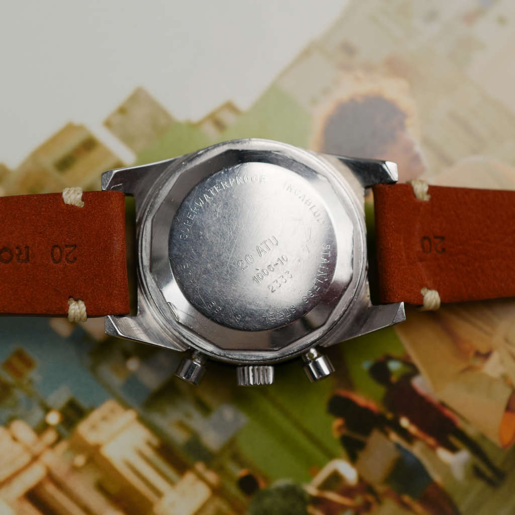 bel-art-skin-diver-chronograph-glossy-dial-vintage-1970-tritium