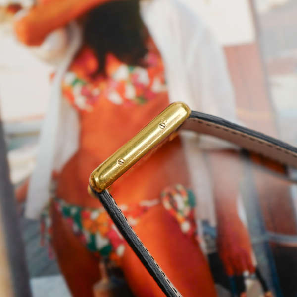 cafe noir montres horloger marseille cartier tank must mécanique pour femme vermeil petit modèle or chiffres romains bracelet vert