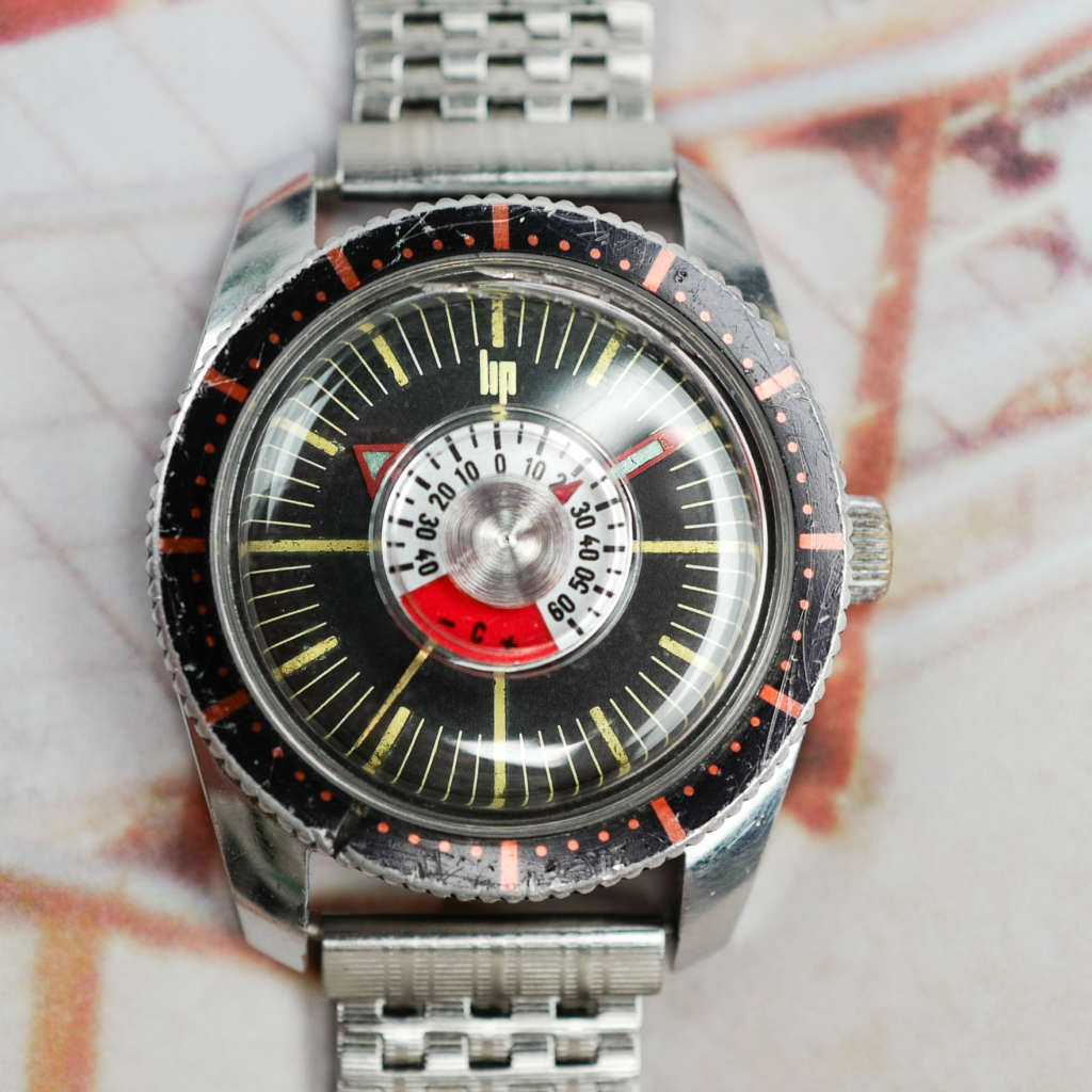 cafe noir montres horloger marseille lip-thermo-nautic-montre-thermometre-vintage-1980-rare