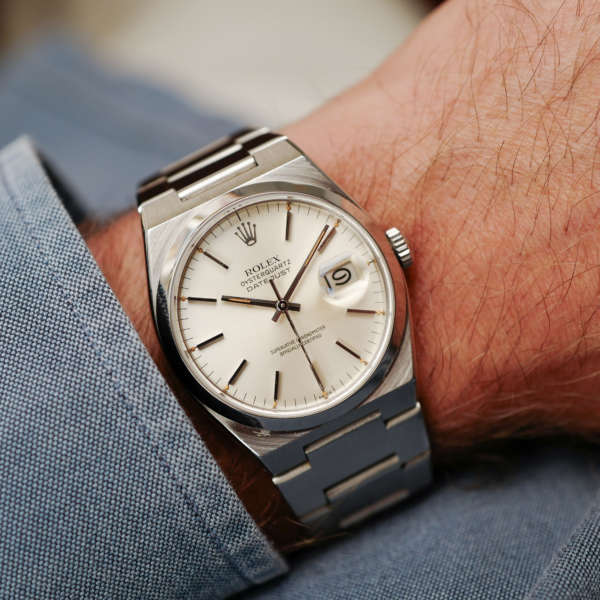 cafe noir montres horloger marseille rolex-datejust-oysterquartz-17000-cadran-blanc