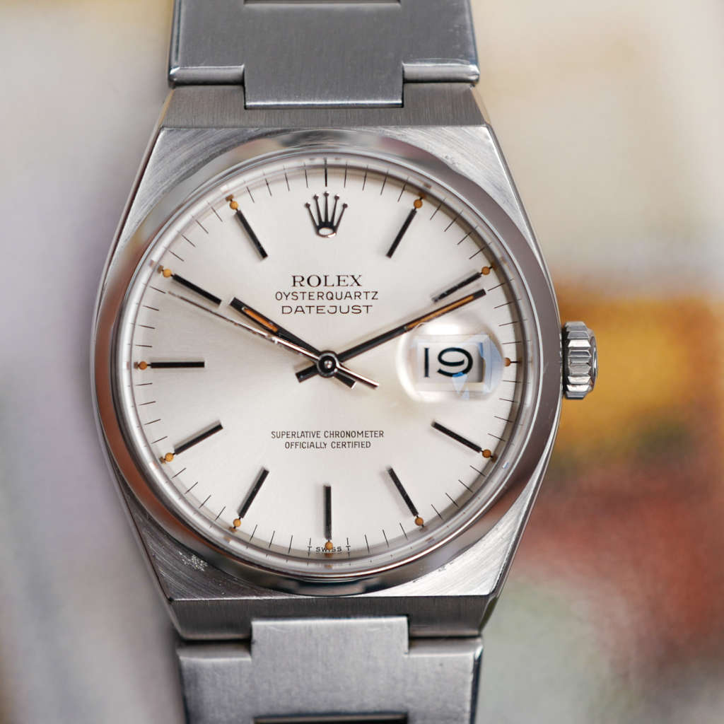 cafe noir montres horloger marseille rolex-datejust-oysterquartz-17000-cadran-blanc