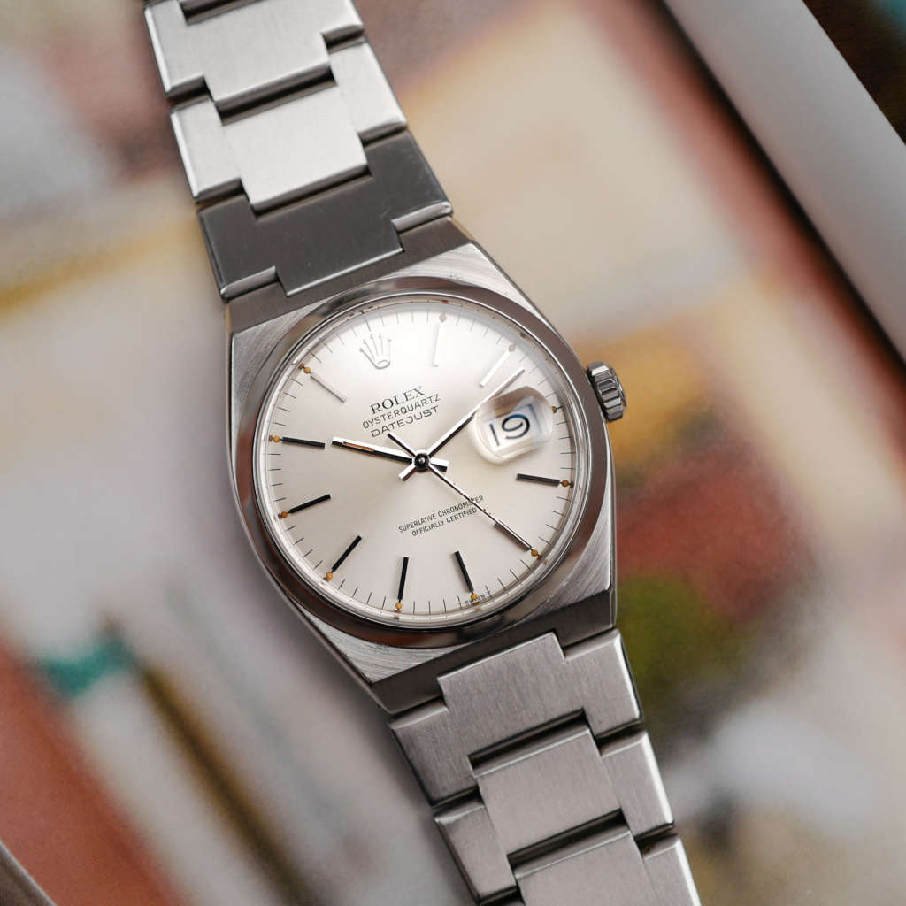 cafe noir montres horloger marseille rolex-datejust-oysterquartz-17000-cadran-blanc