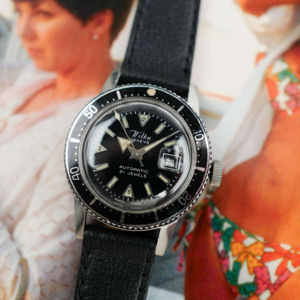 cafe noir montres horloger marseille wilka-mini-submariner-vintage-1970-automatique-plongeuse-femme