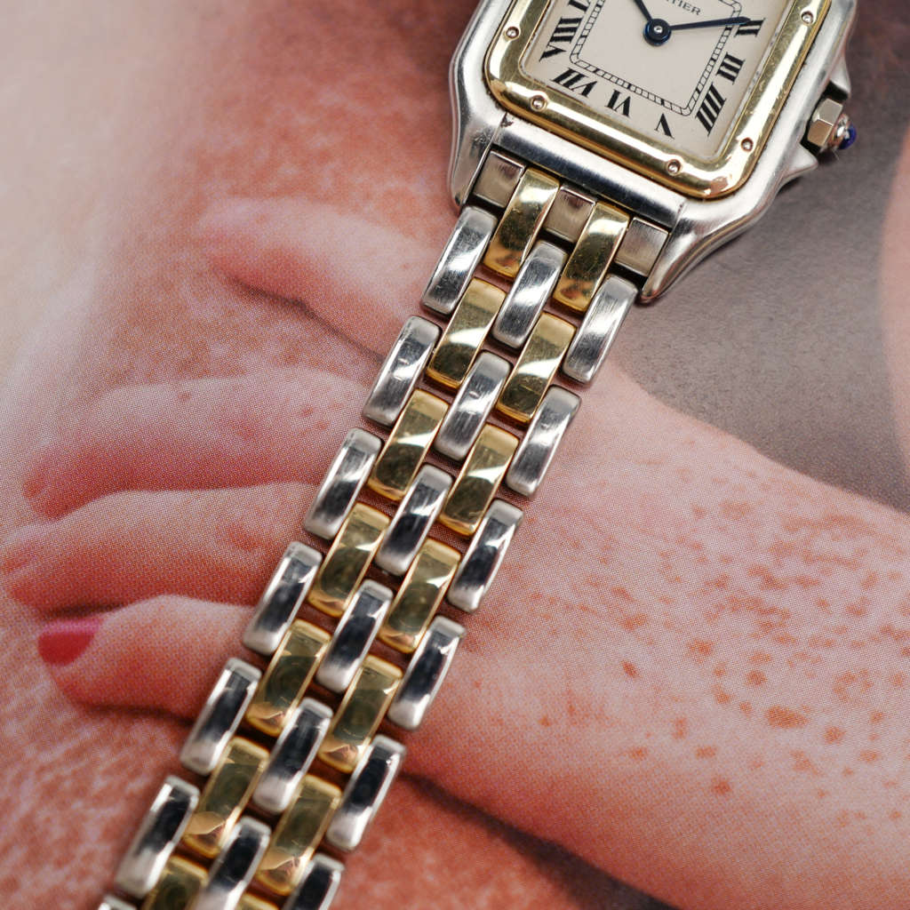 cafe-noir-montres-vintage-marseille-aix-horloger-cartier-panthere-bicolore-petit-modele-vintage-1990-or-acier
