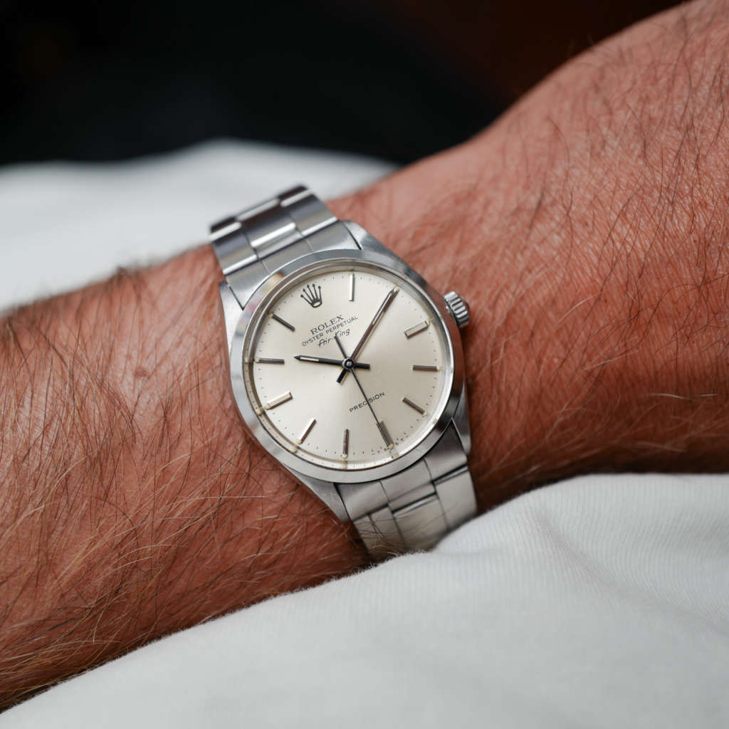 cafe-noir-montres-vintage-marseille-aix-horloger-rolex-air-king-ref-5500-papier-vintage-1977-oyster-perpetual-papers-tritium