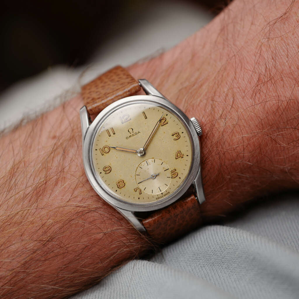 cafe noir les montres horloger marseille omega oversize turler zurich vintage tritium militaire 1952